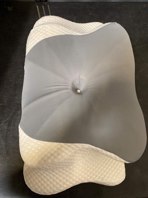 Photo 1 of DONAMA Cervical Pillow for Sleeping, Contour Memory Foam Pillow for Neck and Shoulder Support, Ergonomic Neck Pillow for Side Back Stomach Sleepers, Bed Pillows with Cooling Pillowcase