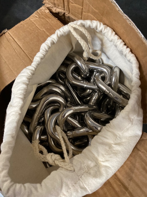 Photo 1 of 316 Stainless Steel Boat Anchor Chain with 2 Pcs Anti-Off Shackles, Marine Grade