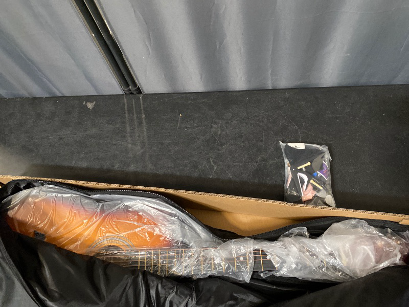 Photo 1 of 38'' Wood Acoustic Guitar for Adults, 6 Steel-String Acoustic Guitar With Guitar Bag and Beginner Kits for Beginner