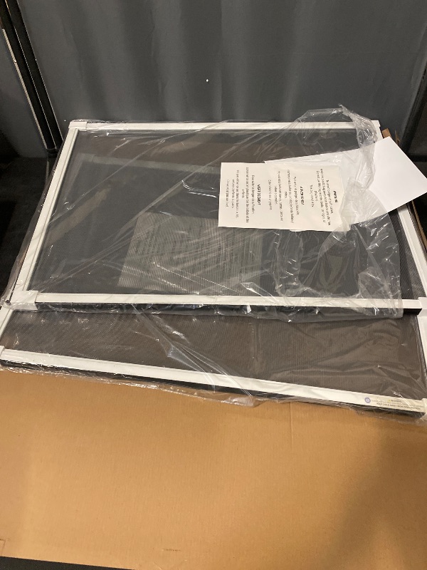 Photo 1 of Expandable Window Screens for House Windows 20 H x 28-53 W inches - 2 Pack Large Adjustable Window Screens, Ideal Replacement Window Screens
