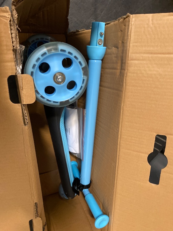 Photo 1 of Glider Air Scooter for Kids, 3 Wheel Scooter for Toddlers 4 Adjustable Height Glider with Kick Scooters, Lean to Steer with LED Flashing Light for Children Ages 3+ Years Old