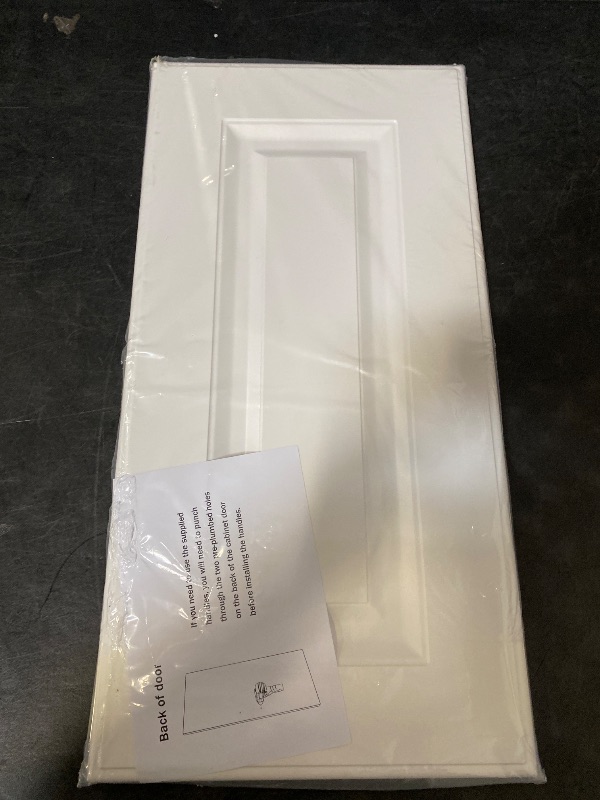 Photo 1 of Built-in Cabinet Doors - Cabinet Replacement Doors for Kitchen, Living Room, Bedroom, Bathroom - 24 Inch High (White, 12 Inch Wide)