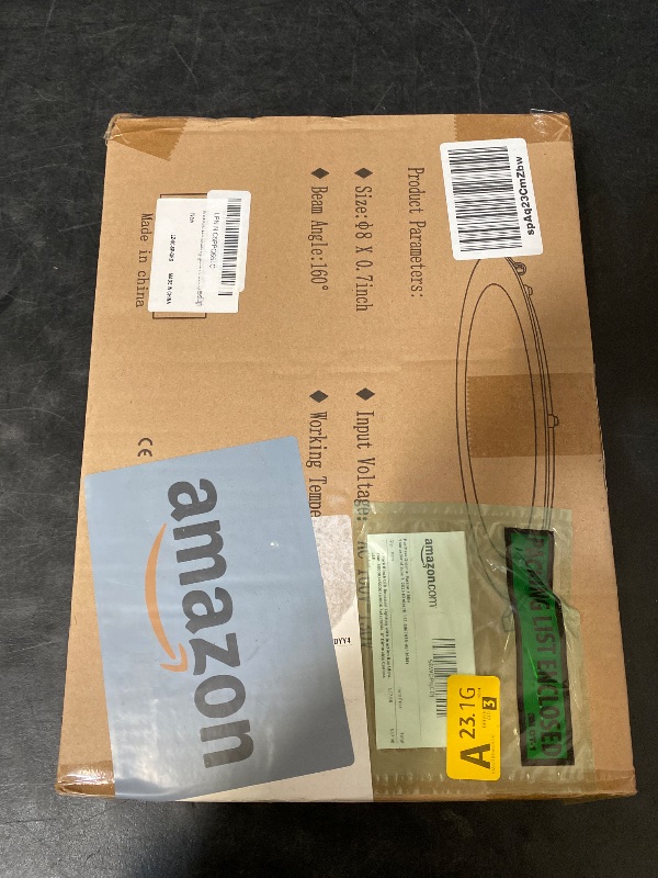 Photo 1 of 6 Pack 8 Inch LED Recessed Lighting with Junction Box Ultra-Thin, 3000K/4500K/6000K Selectable, 8" Dimmable Canless LED Downlight, 1800LM CRI80 High Brightness 5%-100% Recessed Light