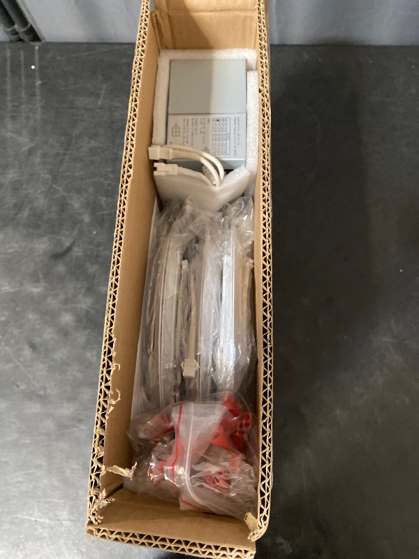 Photo 1 of 6 Pack 8 Inch LED Recessed Lighting with Junction Box Ultra-Thin, 3000K/4500K/6000K Selectable, 8" Dimmable Canless LED Downlight, 1800LM CRI80 High Brightness 5%-100% Recessed Light