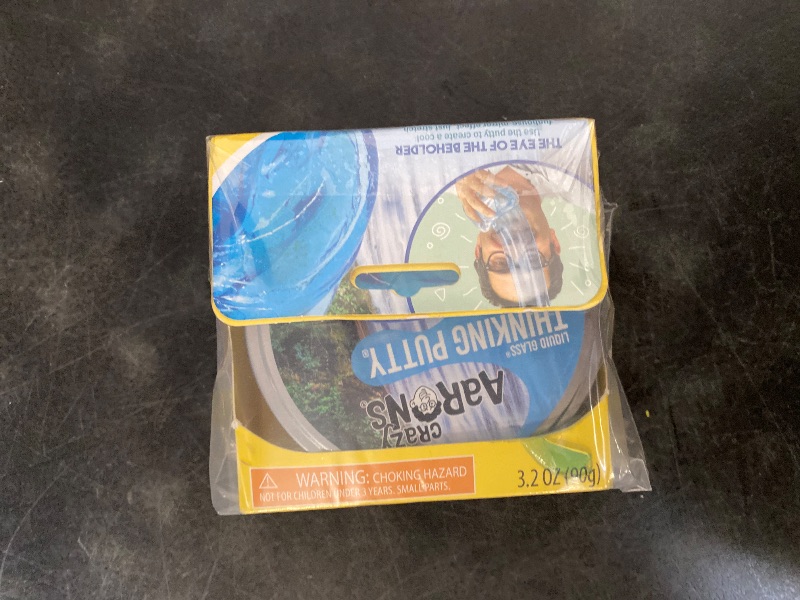 Photo 1 of Crazy Aaron's Transparent Thinking Putty - 4" Falling Water Liquid Glass See Through Putty Tin - 90 Grams, Never Dries Out - Made in USA