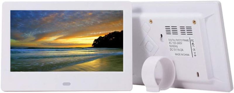 Photo 1 of Digital Photo Frame, 1024×600 (4:3) High-Resolution Electronic Photo Frame, 7 Inches, Human Body Sensing Function, Multi-Function Picture/Video Player
