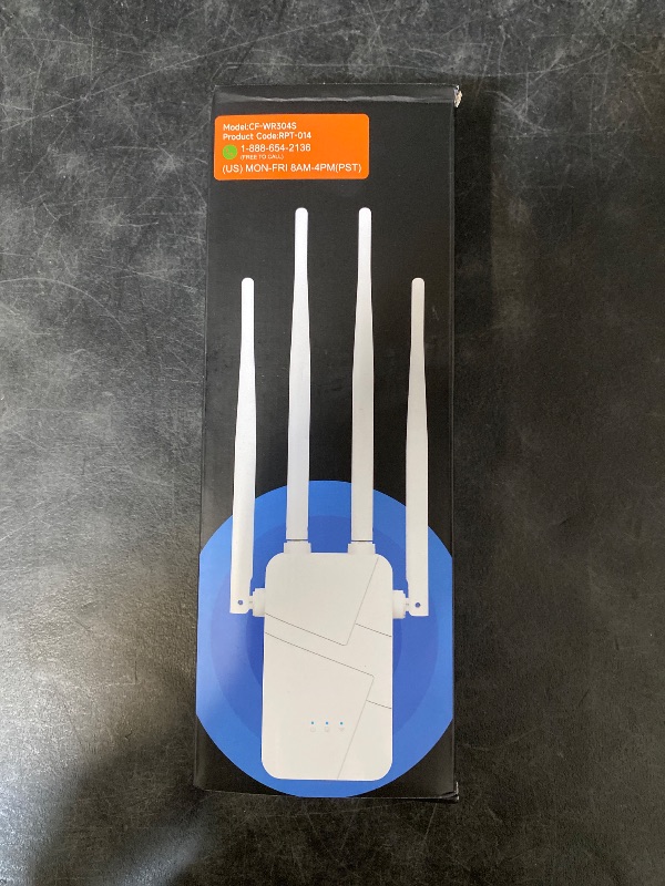 Photo 1 of 2025 WiFi Extender Signal Booster - up to 10000 sq.ft Coverage, Wireless Booster - Long Range Internet Repeater, WiFi Booster and Signal Amplifier w/Ethernet Port, 1-Tap Setup