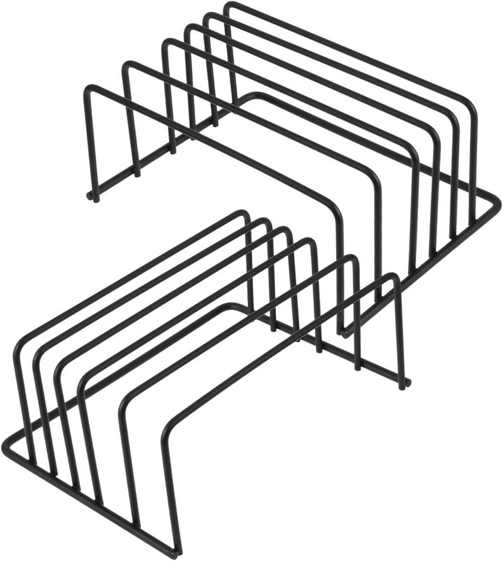 Photo 1 of Kitchen Shelves Pot Lid Organizer Cutting Board Holder Dish Rack under Cabinet Storage Metal Construction