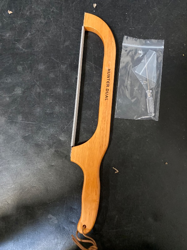 Photo 1 of Bread Knife for Homemade Bread, 16" Sourdough Bread Slicer, Bow Saw Cutter with Double-sided Blades for Easy Cutting, Orange