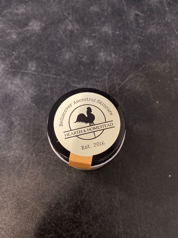 Photo 1 of Handmade Whipped Tallow Balm (Vanilla Orange) - Organic Body Butter with Infused Olive Oil, for Eczema, Rosacea, Baby - 1.3 oz