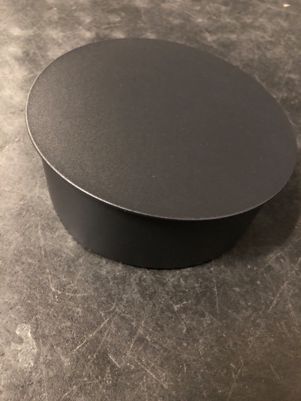 Photo 1 of Gray Metal Products Inc. 8-603LE 8 Inch 24-ga Snap-Lock Black Stovepipe Tee Cover