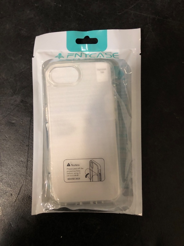 Photo 1 of JETech Case for iPhone 16e 6.1-Inch 2025, Non-Yellowing Shockproof Phone Bumper Cover, Anti-Scratch Clear Back (Clear)