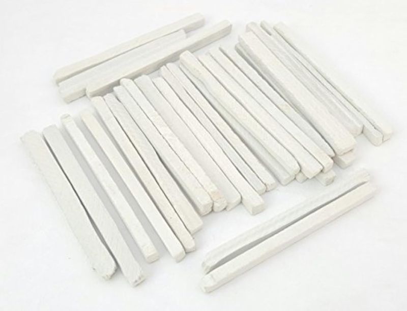 Photo 1 of Slate Pencils White Color Natural Stone(Pack of 100 pcs.)