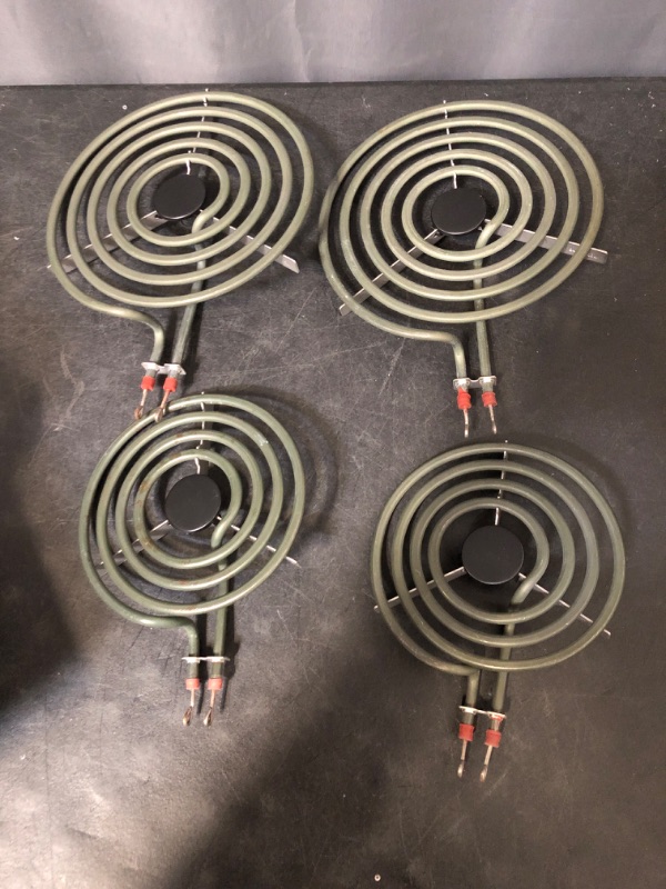 Photo 1 of S-Union 4 Pack MP22YA Electric Range Burner Element Unit Set - 2 pcs MP15YA 6" and 2 pcs MP21YA 8" Replacement for Hardwick & Kenmore & Maytag & Norge & Whirlpool Electric Range Stove