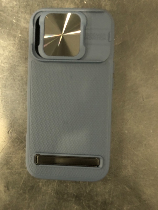 Photo 1 of Magnetic Case for iPhone 15 Pro Max Military-Grade Protection, Compatible with MagSafe, Built-in Kickstand & Slide Camera Cover, Protective Rugged Phone Case for iPhone 15 Pro Max 5g, Blue