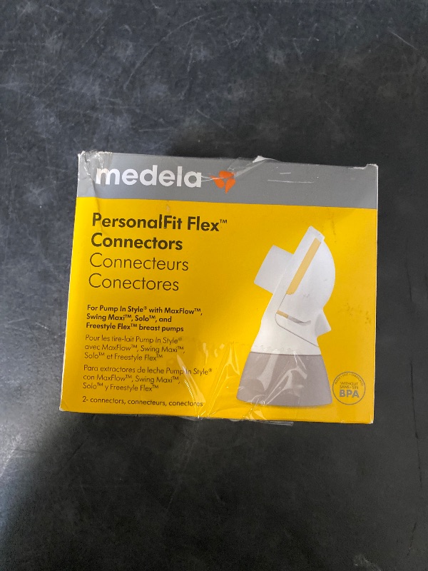 Photo 1 of Medela PersonalFit Flex Replacement Connectors, 2 per Count, Compatible with Pump in Style MaxFlow, Swing Maxi and Freestyle Breast Pumps, Authentic Spare Parts