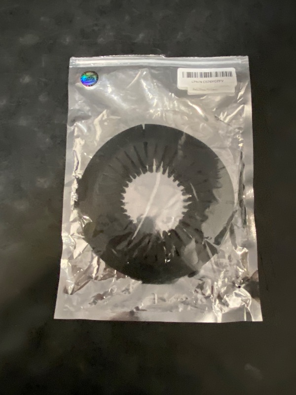 Photo 1 of Cover Decoration, 90mm-110mm PP Plastic Escutcheon Water Pipe Drain Line Cover Black 2pcs