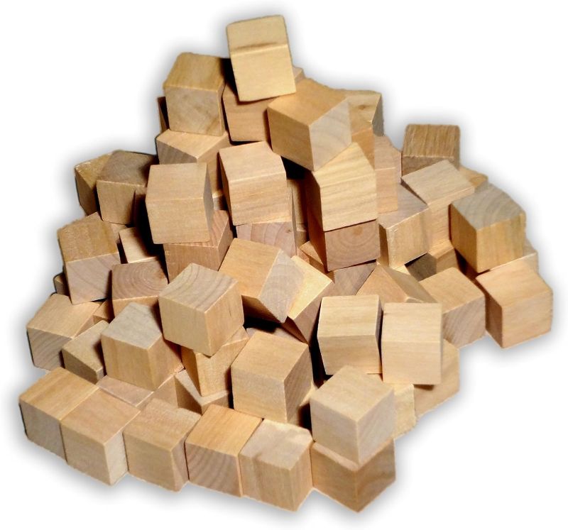 Photo 1 of Wood Cubes - Bag of 100-5/8 Inches