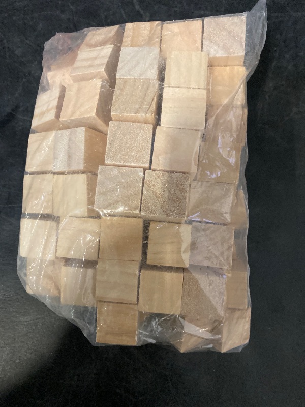 Photo 1 of Wood Cubes - Bag of 100-5/8 Inches