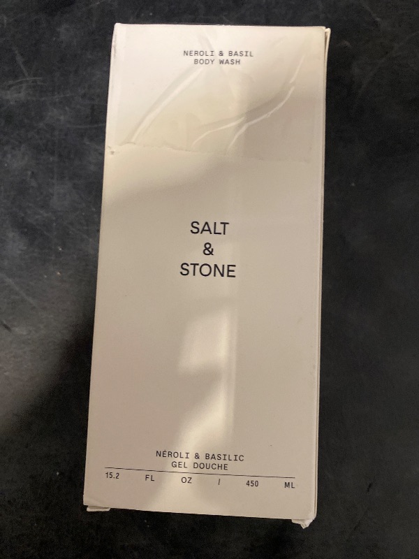 Photo 1 of Salt & Stone Body Wash for Women & Men | Neroli & Basil | Hydrating Gel Cleanser | Clean & Soften Skin | Made with Niacinamide & Hyaluronic Acid | Free From Parabens, Sulfates & Pthalates (15.2 fl oz)