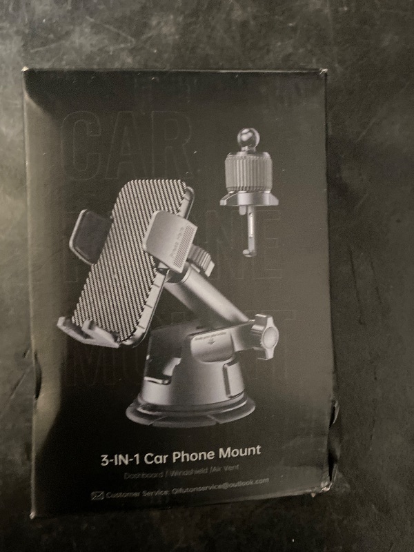 Photo 1 of Dash Mounted Holders Phone Holders for Your Car Phone Mount for Car Windshield Dashboard Air Vent Universal Hands Free Automobile Cell Phone Holder Fit for iPhone Smartphone