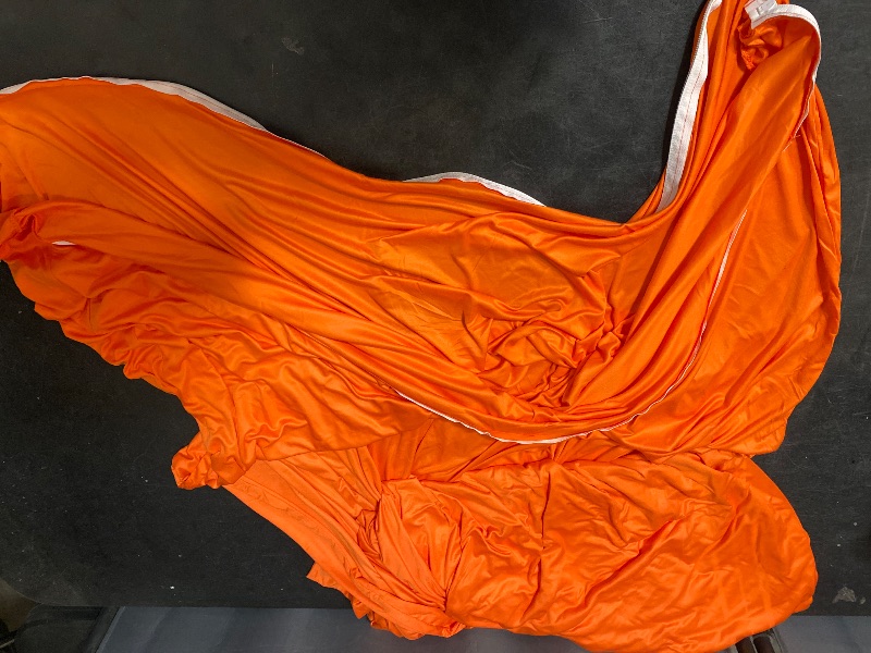 Photo 1 of Couch Cover for Living Room, 2 Seater Stretch Furniture Protector Dust-Proof Loveseat Cover All-Inclusive Cover Furniture Protector Chair Covers for Living Room Orange