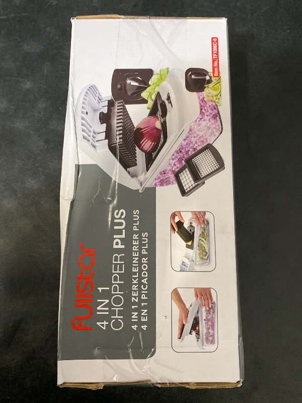 Photo 1 of Fullstar The Original Pro Chopper - Vegetable Chopper and Spiralizer, Food Chopper with Container, Fruit Slicer, Kitchen Gadgets & Accessories, Home Essentials (4 in 1, White)