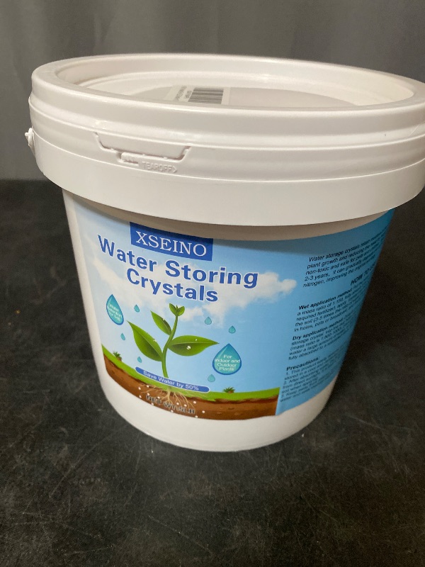 Photo 1 of 5LB Water Storing Crystals for Plants, Water Gel Solves Plant Over-Watering and Drought Problems, Keeps The Soil Moist, Small Water Storing Polymer Crystals for Plants
