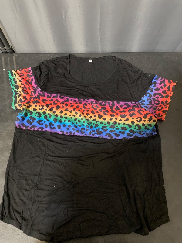 Photo 1 of XL Colorful Leopard RITERA Colorblock Shirts Henley Shirts 