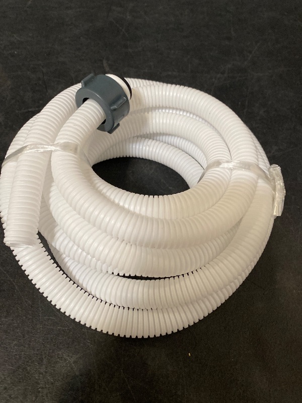 Photo 1 of Dehumidifier Drain Hose 3/4 Inches FHT Connection with Rust-Resistant PE Connectors Cuttable Drainage Pipe Replacement Hose for Most Brand of Dehumidifiers, 10 Feet