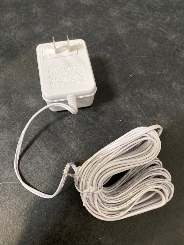 Photo 1 of AC 24 Volt Transformer for Ecobee,Sensi and Honeywell,C Wire Adapter,Compatible with All Versions of Ring Doorbell,Thermostat White