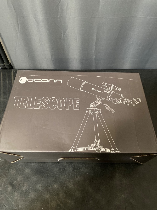 Photo 1 of Telescopes for Adults Astronomy, 80mm Aperture 600mm Refractor Telescope for Kids & Beginners, Compact and Portable Travel Telescopio with Backpack