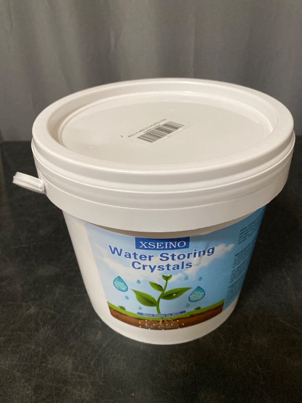Photo 1 of 5LB Water Storing Crystals for Plants, Water Gel Solves Plant Over-Watering and Drought Problems, Keeps The Soil Moist, Small Water Storing Polymer Crystals for Plants