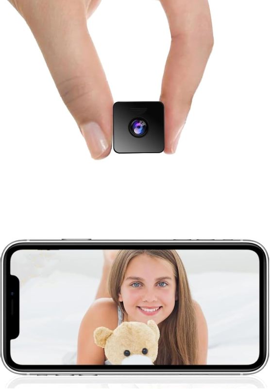 Photo 1 of Camera Hidden Home Mini Spy Camera WiFi Room Video Camera Hidden Small Nanny Cam with App Motion Detection Night Vision Indoor Security for Kids, Pet, Elders