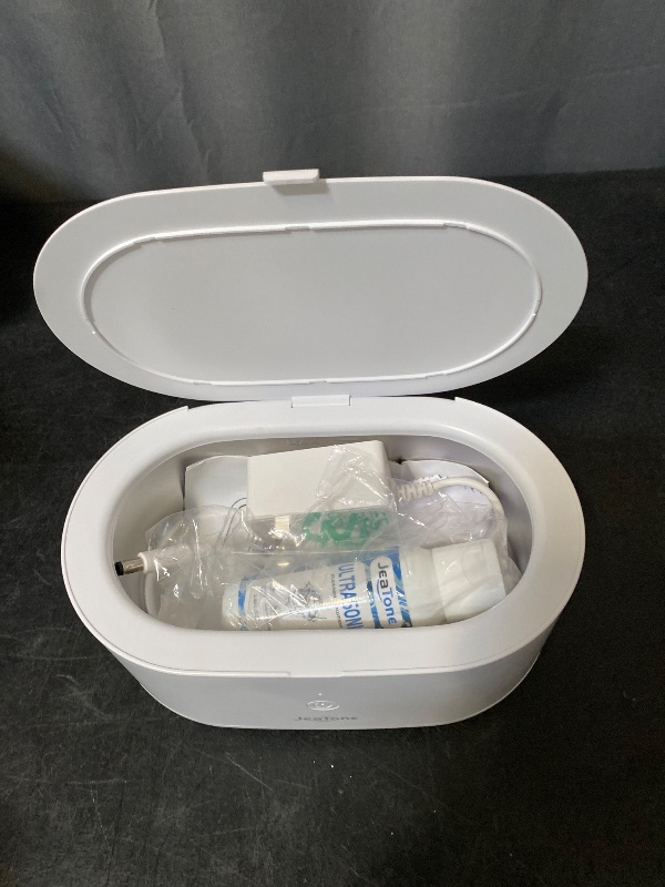 Photo 1 of Ultrasonic Jewelry Cleaner, JeaTone 20oz Ring Cleaner, 46KHz Professional Jewelry Cleaner Ultrasonic Machine, Jewelry Cleaner for All Jewelry, Rings, Diamonds, Gold, Glasses, Dentures, White
