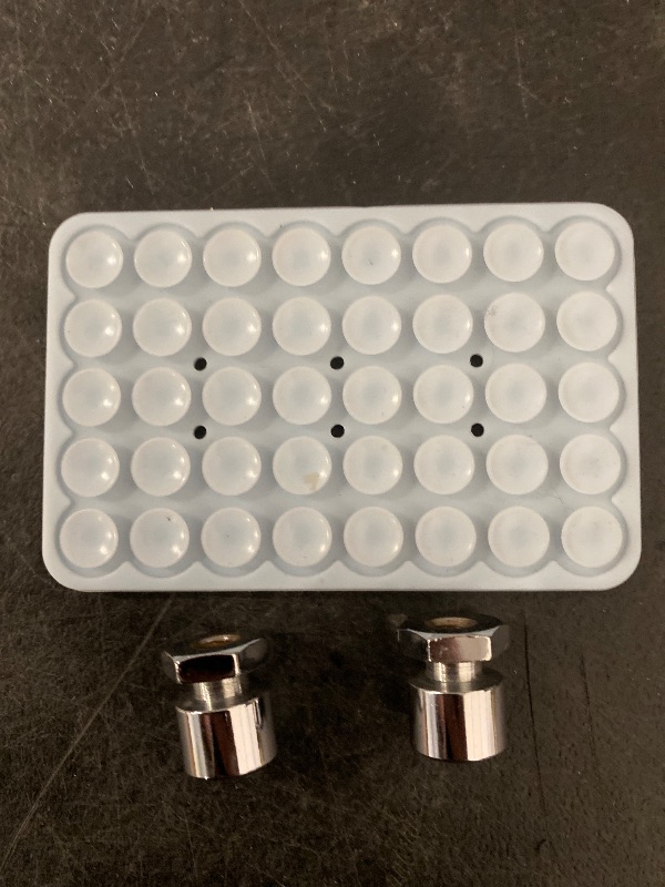 Photo 1 of 2 Item Mixed Lots Bundle | Silicone Double-Sided Suction Phone Case Detachable Mount 3.74"x2.2", Baby Blue , Chromed Swingarm Spools Sliders "Sun" Engraved Logo