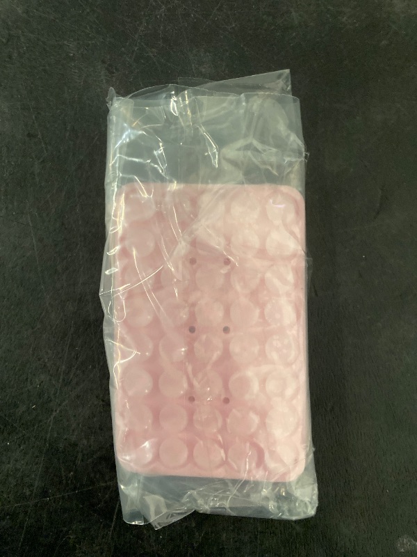 Photo 1 of 2 Pack Silicone Adhesive Suction Cup Phone Case Mount, Non Slip Sticky Phone Grip for Cellphones, Strong Grip Holder for Selfies & Videos (LightPink&White)