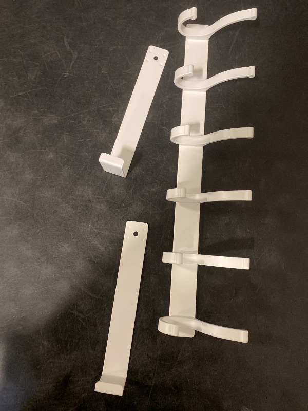 Photo 1 of Over The Door Hooks, Door Hanger Hooks for Hanging, Over The Doors Towel Racks for Bathroom, Coat Rack Dorm Room Essentials (1Pack, White)