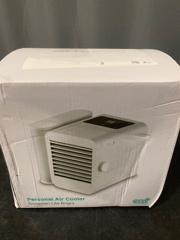 Photo 1 of Portable Air Conditioner Cooling Fan: Evaporative Mini Air Cooler with USB Personal Air Cooler Desktop Ac Unit for Room Office Home (White)