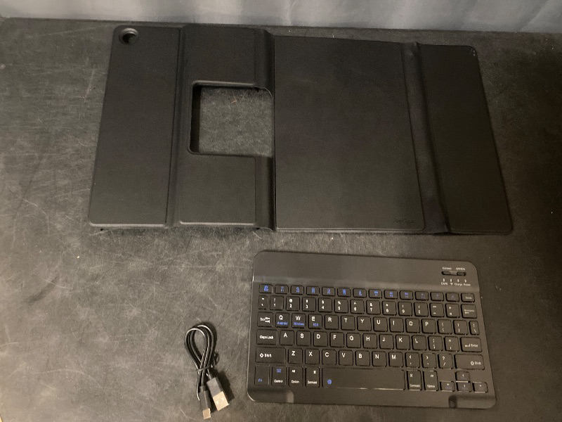 Photo 1 of ProCase Case with Keyboard for Lenovo Tab Plus 11.5 Inch 2024, PU Leather Case with Magnetically Detachable Wireless Keyboard for 11.5" Lenovo Tab Plus 2024 Release -Black