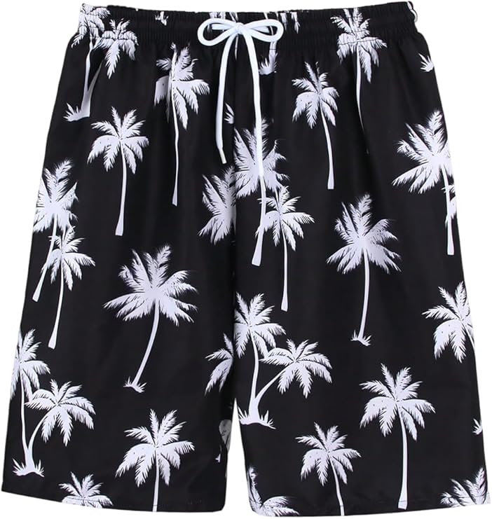 Photo 1 of 14Y Boy's Bandana Drippy Shorts Elastic Waist Bobo Tropical Print Summer Shorts
