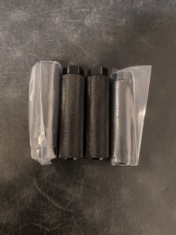 Photo 1 of 2 Pairs Aluminum Alloy Bike Pegs for Mountain Bike Cycling Rear Stunt Pegs Fit 3/8 inch Axles