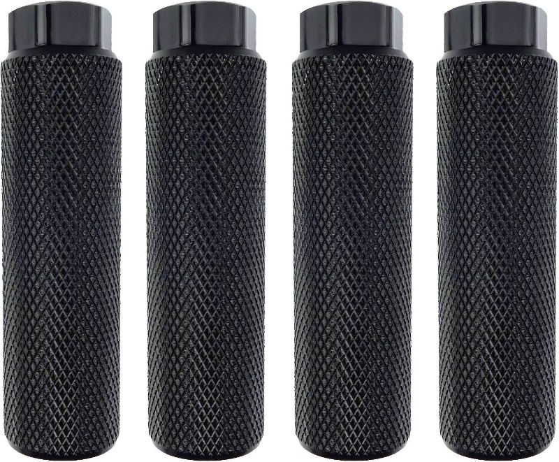 Photo 1 of 2 Pairs Aluminum Alloy Bike Pegs for Mountain Bike Cycling Rear Stunt Pegs Fit 3/8 inch Axles
