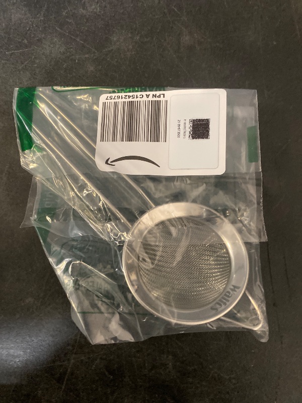Photo 1 of Walfos Mini Fine Mesh Tea Strainer, Stainless Steel Small Sifter with Sturdy Handle, 2.7 Inch Kitchen Metal Sieve for Tea, Coffee, Cocktail, Juice, Sugar and Spices