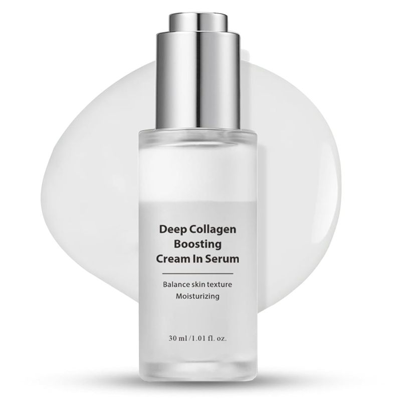 Photo 1 of Deep Collagen Power Boosting Cream in Serum - Co llagen Se rum for Face Anti Aging - Deep Collagen Anti-Wrinkle Cream In Serum,Elasticity for Aged Skin,Visibly Firms & Plumps,Korean Skincare