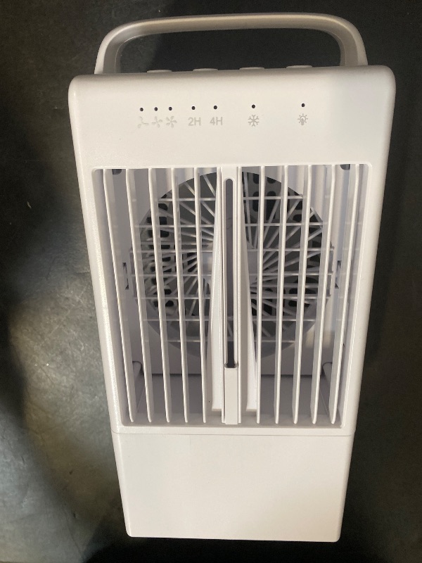Photo 1 of Portable Air Conditioners Portable AC Small Air Conditioner Fan, Quiet Mini Evaporative Cooler with Handle,2/4H Timer 3 Speeds,Mini Air Conditioner with 7 Color for Home, Bedroom, Office, and Outdoor