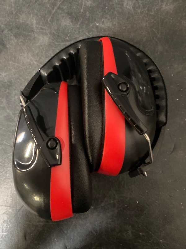 Photo 1 of ProCase Noise Reduction Ear Muffs, Sound Proof Ear Protection, NRR 28dB Noise Cancelling Headphones for Adults Kids Autism, Hearing Protection for Shooting Gun Range Mowing -Red