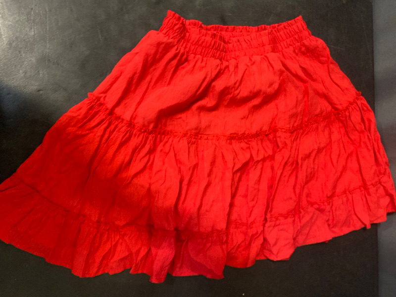 Photo 1 of M Summer Skirts Cotton A-Line Short Skirt
