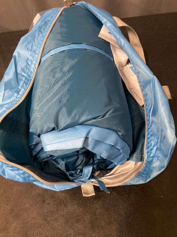 Photo 1 of COMMOUDS Beach Tent Sun Shade for 3/4-5/6-7/8-10 Person, UPF 50+ Beach Sun Shelter Canopy Tent, Lightweight, Easy Set Up and Carry