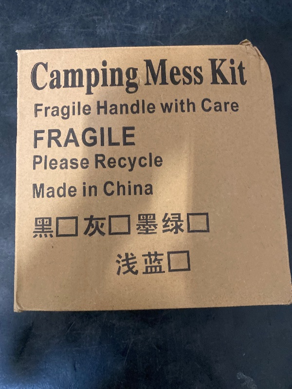 Photo 1 of Camping Mess Kit with Bowl, Plate, Cup, Spoon, Fork, Knife and Carry Bag, Plastic Camping Accessories Essentials Gear for Travel, Camping, Picnic, Outdoor, Easy to Carry & Store